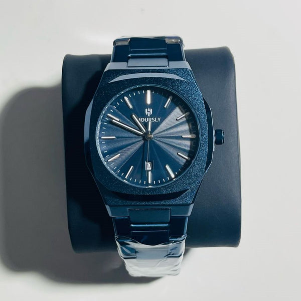 Hoursly Blue Men's Stainless Steel Watch