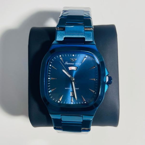 SUCCESS WAY Blue Stylish Men's Wristwatch