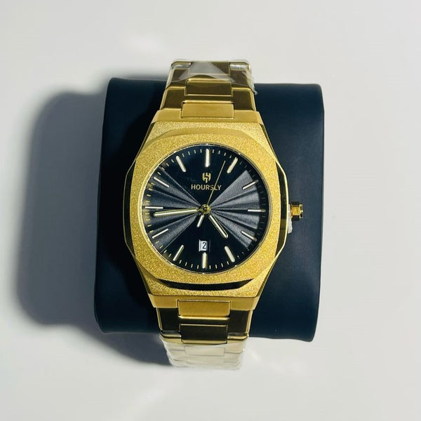 Hoursly Golden Men's Stainless Steel Watch